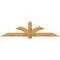 Ekena Millwork Redmond Rough Sawn Timber Gable Bracket, Western Red Cedar, 96"W x 24"H x 4"D x 6"F, 6/12 Pitch GBW096X24X0406RED00RWR - alternate 1